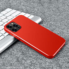Ultra-thin Silicone Gel Soft Case Cover S02 for Apple iPhone 12 Pro Red