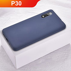 Ultra-thin Silicone Gel Soft Case Cover S02 for Huawei P30 Blue
