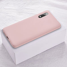 Ultra-thin Silicone Gel Soft Case Cover S02 for Huawei P30 Pink
