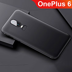 Ultra-thin Silicone Gel Soft Case Cover S02 for OnePlus 6 Black