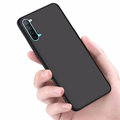 Ultra-thin Silicone Gel Soft Case Cover S02 for Oppo Reno3 Black