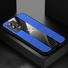 Ultra-thin Silicone Gel Soft Case Cover S02 for Vivo iQOO 8 5G Blue