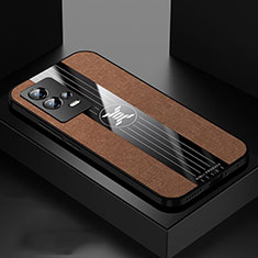 Ultra-thin Silicone Gel Soft Case Cover S02 for Vivo iQOO 8 5G Brown