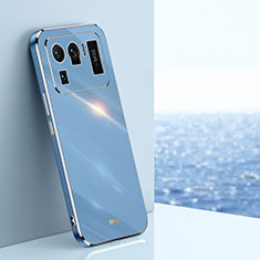 Ultra-thin Silicone Gel Soft Case Cover S02 for Xiaomi Mi 11 Ultra 5G Blue