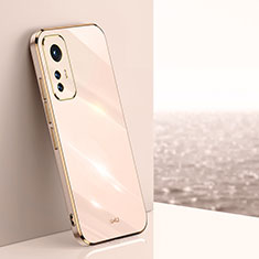 Ultra-thin Silicone Gel Soft Case Cover S02 for Xiaomi Mi 12 Lite 5G Gold