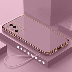 Ultra-thin Silicone Gel Soft Case Cover S02 for Xiaomi Mi 12 Lite NE 5G Purple