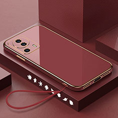 Ultra-thin Silicone Gel Soft Case Cover S02 for Xiaomi Mi 12 Lite NE 5G Red