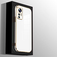 Ultra-thin Silicone Gel Soft Case Cover S02 for Xiaomi Mi 12T 5G White