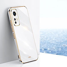 Ultra-thin Silicone Gel Soft Case Cover S02 for Xiaomi Mi 12X 5G White