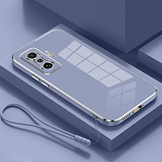 Ultra-thin Silicone Gel Soft Case Cover S02 for Xiaomi Poco F4 GT 5G Lavender Gray