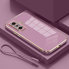 Ultra-thin Silicone Gel Soft Case Cover S02 for Xiaomi Poco F4 GT 5G Purple