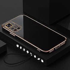 Ultra-thin Silicone Gel Soft Case Cover S02 for Xiaomi Redmi Note 11S 5G Black