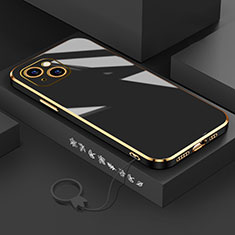 Ultra-thin Silicone Gel Soft Case Cover S03 for Apple iPhone 13 Black