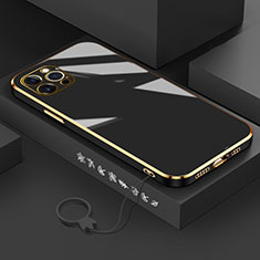 Ultra-thin Silicone Gel Soft Case Cover S03 for Apple iPhone 13 Pro Black
