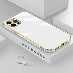 Ultra-thin Silicone Gel Soft Case Cover S03 for Apple iPhone 14 Pro Max White