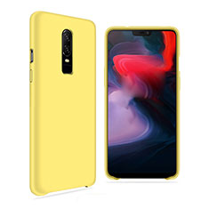 Ultra-thin Silicone Gel Soft Case Cover S03 for OnePlus 6 Yellow