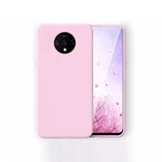 Ultra-thin Silicone Gel Soft Case Cover S03 for OnePlus 7T Rose Gold
