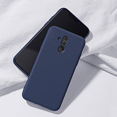 Ultra-thin Silicone Gel Soft Case Cover S04 for Huawei Mate 20 Lite Blue