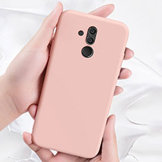 Ultra-thin Silicone Gel Soft Case Cover S04 for Huawei Mate 20 Lite Rose Gold