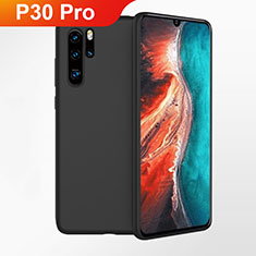 Ultra-thin Silicone Gel Soft Case Cover S04 for Huawei P30 Pro Black