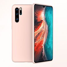 Ultra-thin Silicone Gel Soft Case Cover S04 for Huawei P30 Pro Rose Gold