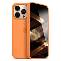 Ultra-thin Silicone Gel Soft Case Cover S05 for Apple iPhone 14 Pro Max Orange