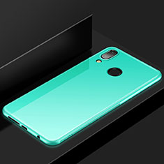 Ultra-thin Silicone Gel Soft Case Cover S05 for Huawei P20 Lite Cyan