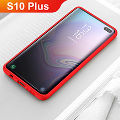 Ultra-thin Silicone Gel Soft Case Cover U01 for Samsung Galaxy S10 Plus Red