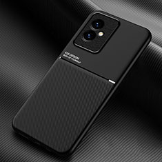 Ultra-thin Silicone Gel Soft Case Cover with Magnetic for Huawei Honor 100 5G Black