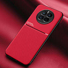 Ultra-thin Silicone Gel Soft Case Cover with Magnetic for Huawei Mate 50 Red