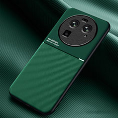 Ultra-thin Silicone Gel Soft Case Cover with Magnetic for Oppo Find X6 5G Green
