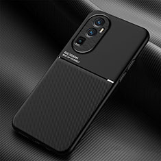 Ultra-thin Silicone Gel Soft Case Cover with Magnetic for Oppo Reno10 Pro+ Plus 5G Black