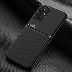 Ultra-thin Silicone Gel Soft Case Cover with Magnetic for Oppo Reno8 Z 5G Black