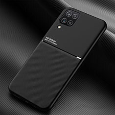 Ultra-thin Silicone Gel Soft Case Cover with Magnetic for Samsung Galaxy A12 5G Black