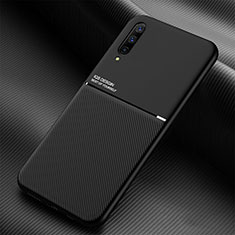 Ultra-thin Silicone Gel Soft Case Cover with Magnetic for Samsung Galaxy A30S Black