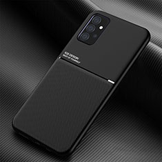 Ultra-thin Silicone Gel Soft Case Cover with Magnetic for Samsung Galaxy A52 4G Black