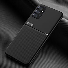 Ultra-thin Silicone Gel Soft Case Cover with Magnetic for Samsung Galaxy A52 5G Black