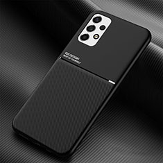Ultra-thin Silicone Gel Soft Case Cover with Magnetic for Samsung Galaxy A53 5G Black