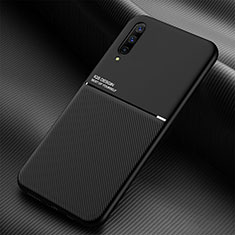 Ultra-thin Silicone Gel Soft Case Cover with Magnetic for Samsung Galaxy A70S Black