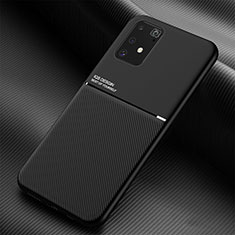 Ultra-thin Silicone Gel Soft Case Cover with Magnetic for Samsung Galaxy A91 Black
