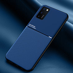 Ultra-thin Silicone Gel Soft Case Cover with Magnetic for Samsung Galaxy M02s Blue