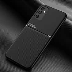 Ultra-thin Silicone Gel Soft Case Cover with Magnetic for Samsung Galaxy M52 5G Black
