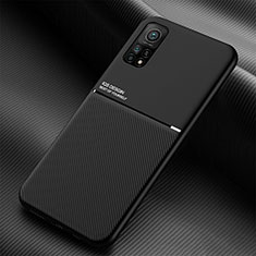 Ultra-thin Silicone Gel Soft Case Cover with Magnetic for Xiaomi Mi 10T 5G Black