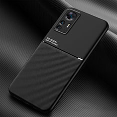 Ultra-thin Silicone Gel Soft Case Cover with Magnetic for Xiaomi Mi 12T Pro 5G Black