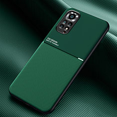 Ultra-thin Silicone Gel Soft Case Cover with Magnetic for Xiaomi Redmi Note 11 4G (2022) Green