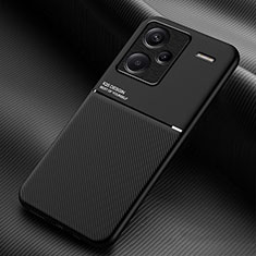 Ultra-thin Silicone Gel Soft Case Cover with Magnetic for Xiaomi Redmi Note 13 Pro+ Plus 5G Black