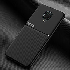 Ultra-thin Silicone Gel Soft Case Cover with Magnetic for Xiaomi Redmi Note 9 Pro Max Black
