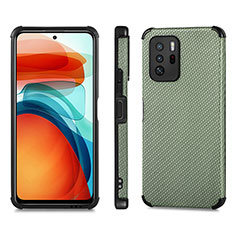 Ultra-thin Silicone Gel Soft Case Cover with Magnetic S01D for Xiaomi Poco X3 GT 5G Green