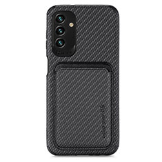 Ultra-thin Silicone Gel Soft Case Cover with Magnetic S02D for Samsung Galaxy A13 5G Black