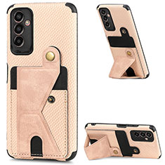 Ultra-thin Silicone Gel Soft Case Cover with Magnetic S02D for Samsung Galaxy F13 4G Gold